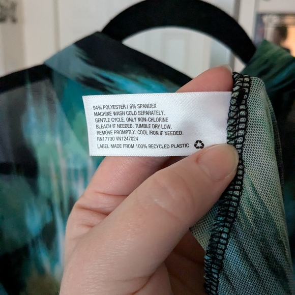 Future Collective Semi-Sheer Button-Down - Picture 5 of 6